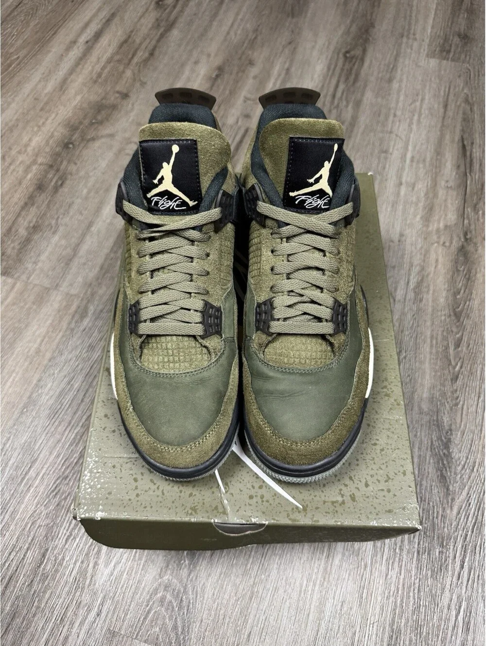 Size 9.5 - Jordan 4 SE Retro Low Craft - Olive (CLEAN!)